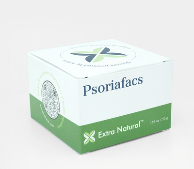 Psoriafacs psoriasis cream box extra natural
